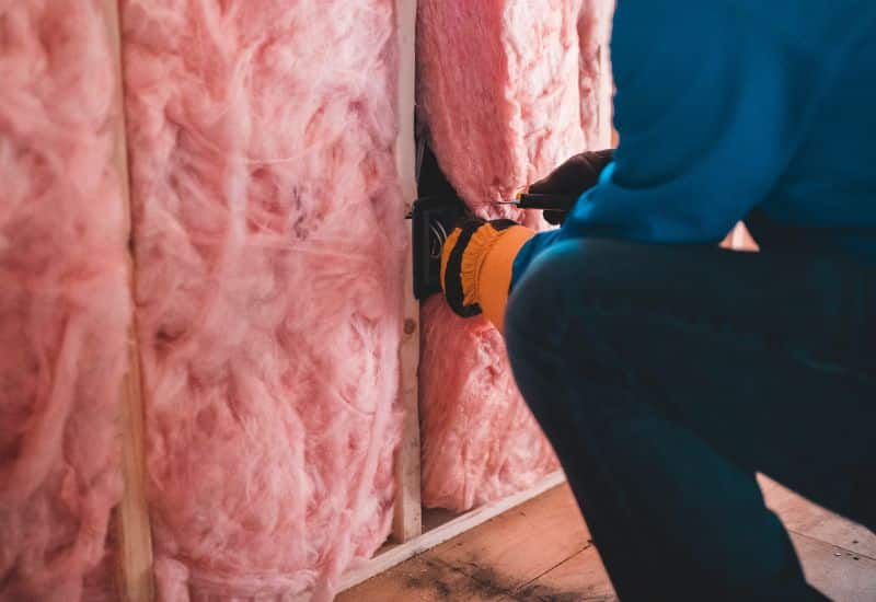 Wall insulation installation improving energy efficiency in Phoenix AZ