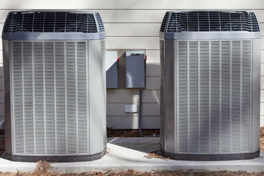 Heat pump installation in Surprise AZ with dual units